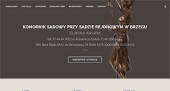 Desktop Screenshot of komornikbrzeg.com